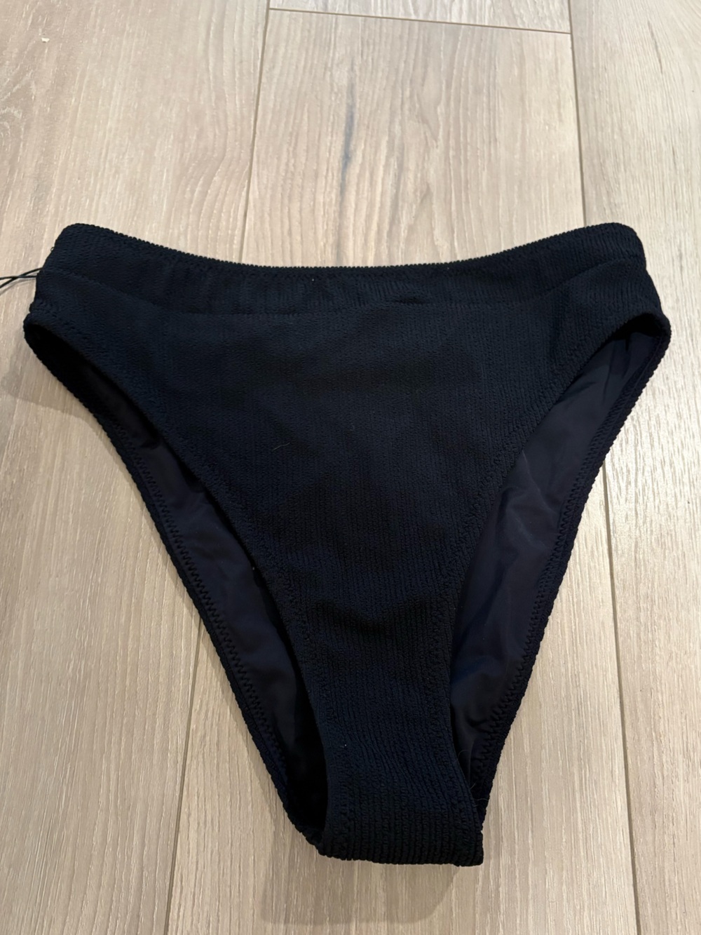 Classic Black High-Cut Bikini Bottom - Women’s Swimwear